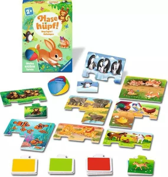 Ravensburger Hase hüpf! – Kinderspiel ab 2 Jahren