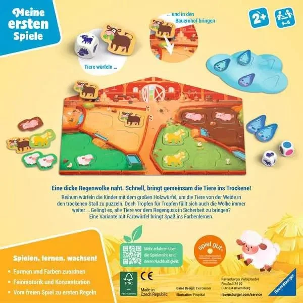 Ravensburger Unser Bauernhofspiel – Kinderspiel ab 2 Jahren
