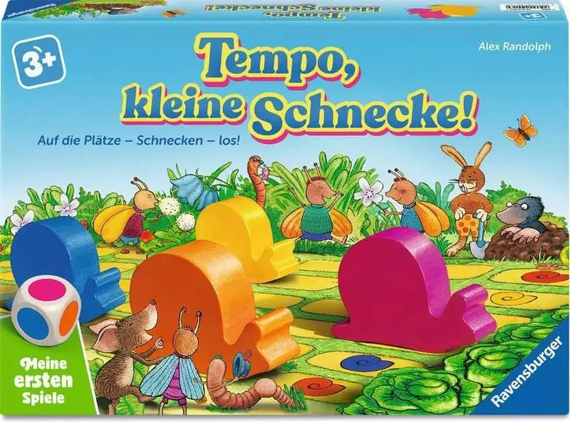 Tempo, kleine Schnecke! – Kinderspiel ab 3 Jahren