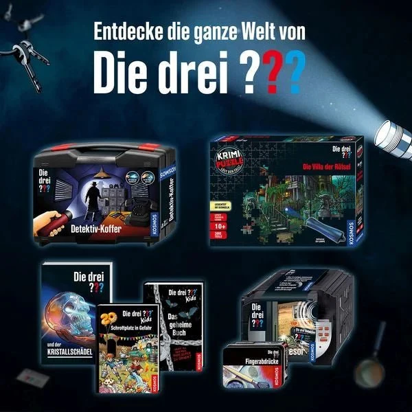 KOSMOS - Die Drei ???: Fingerabdrücke Detektiv-Set