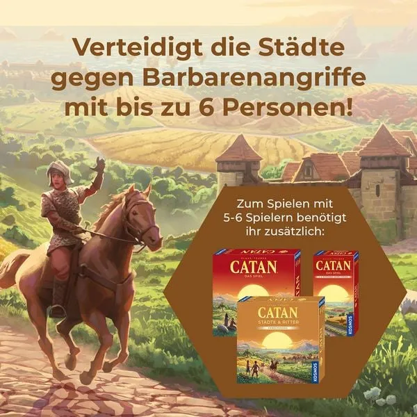 CATAN Städte & Ritter – Erweiterung für 5–6 Spieler