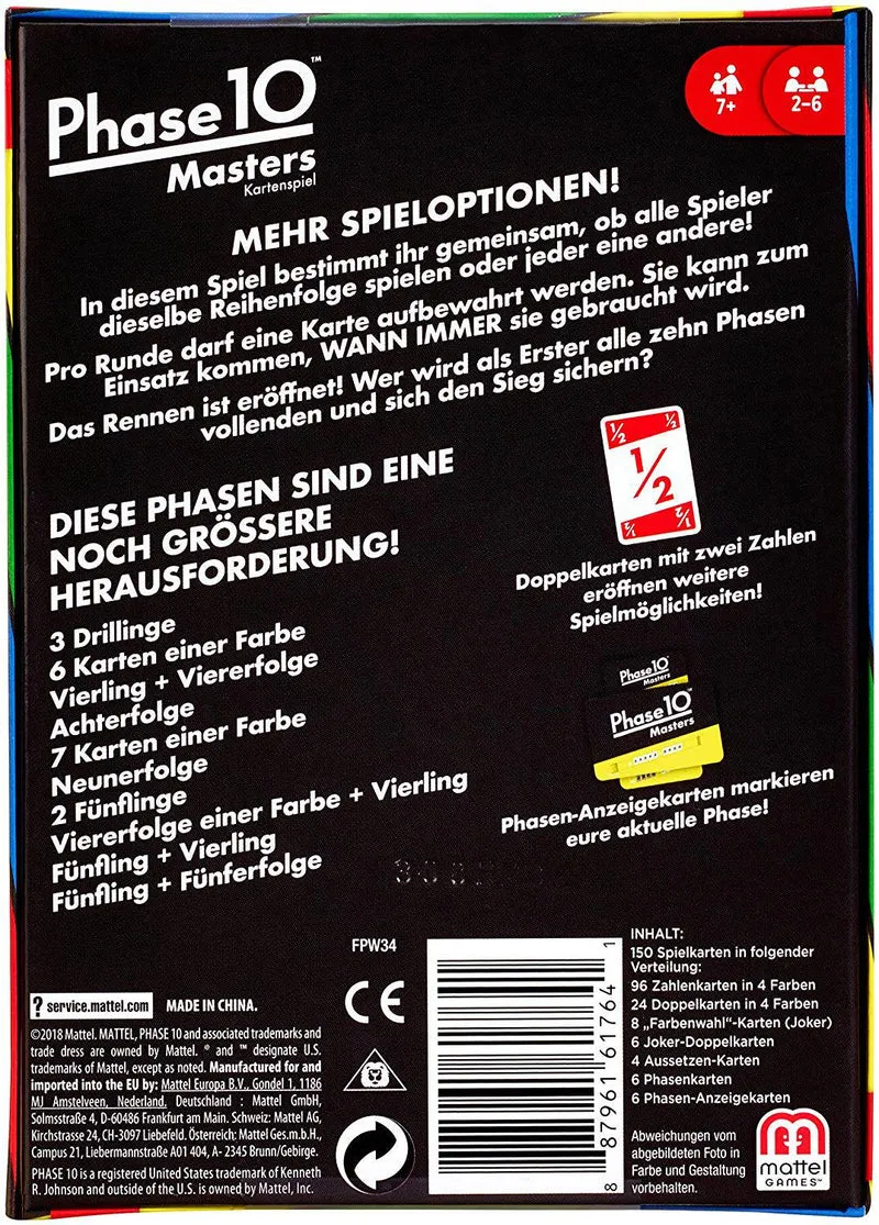 Kartenspiel - Phase 10 Master