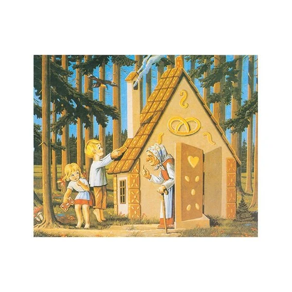 Märchen Würfelpuzzle aus Holz