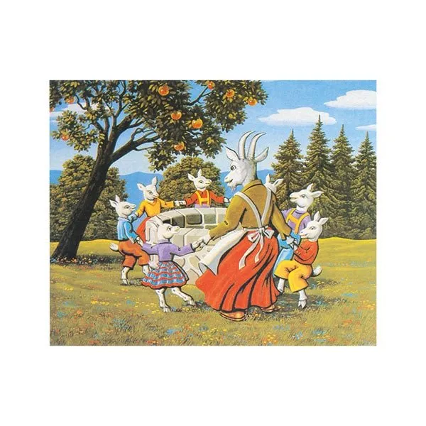 Märchen Würfelpuzzle aus Holz