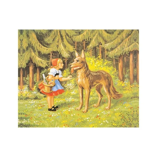Märchen Würfelpuzzle aus Holz