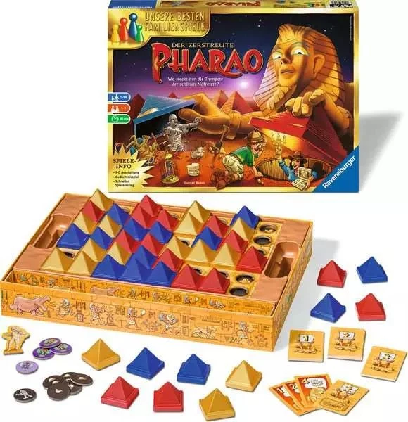 Der zerstreute Pharao – Ravensburger Merk- und Brettspiel