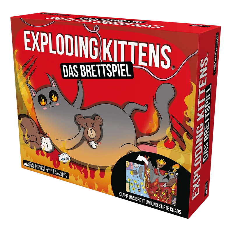 Exploding Kittens Brettspiel ab 7 Jahren