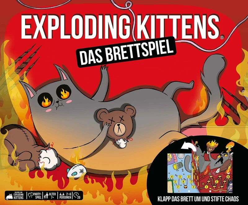 Exploding Kittens Brettspiel ab 7 Jahren
