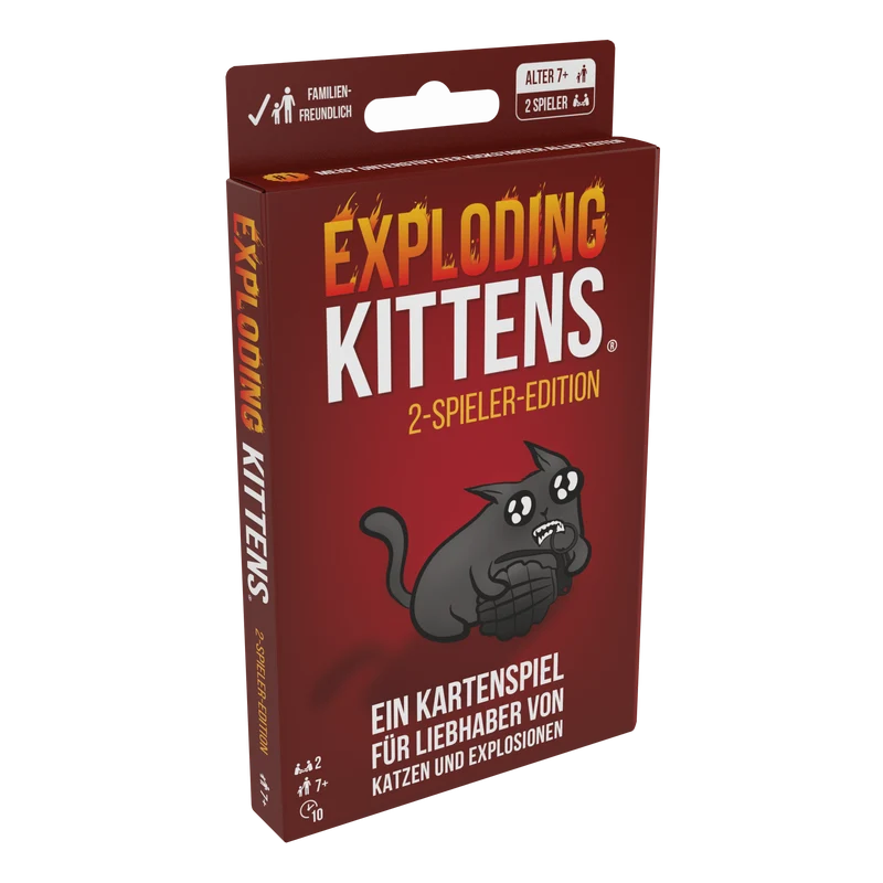 Exploding Kittens 2-Spieler-Edition – Asmodee