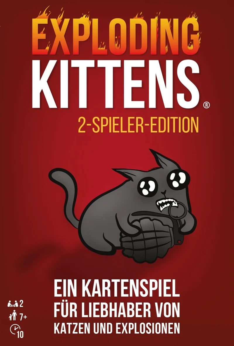 Exploding Kittens 2-Spieler-Edition – Asmodee