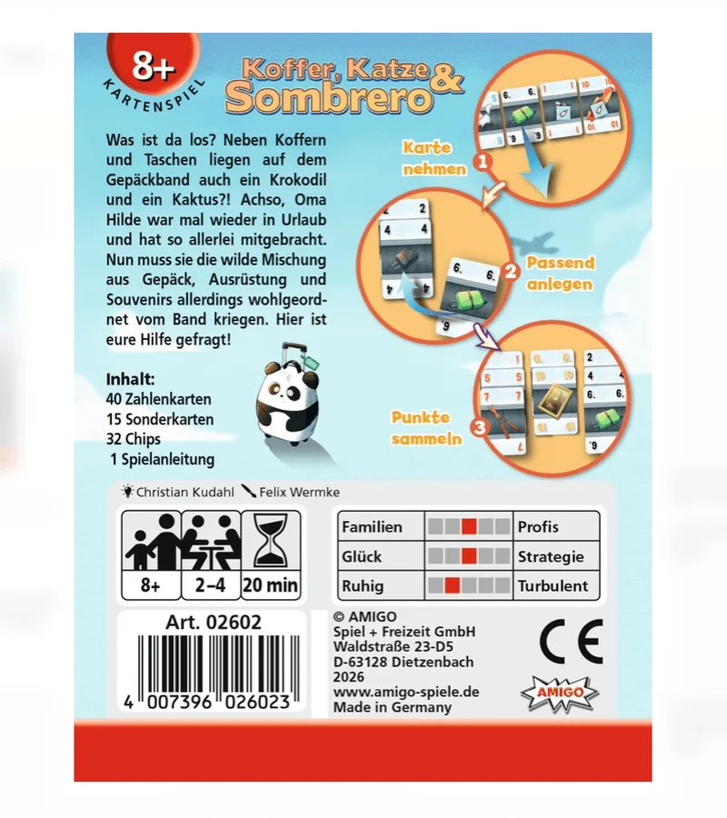 Koffer, Katze & Sombrero – Raffiniertes Kartenspiel zum Sortieren