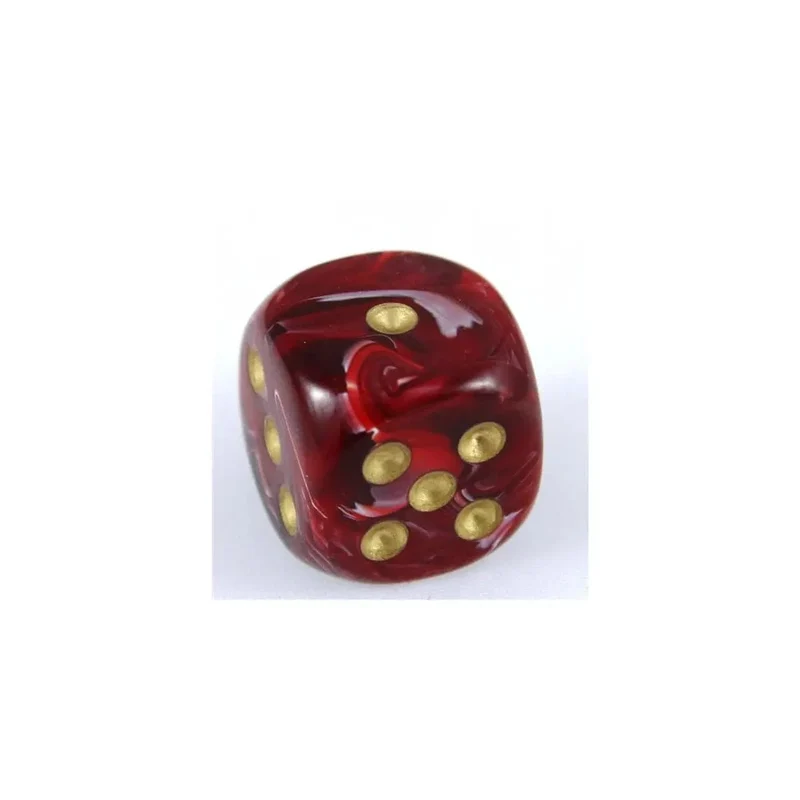 Chessex Vortex Burgundy/Gold W6 12mm