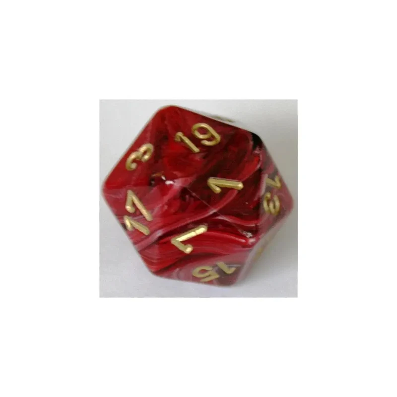 Chessex Vortex Burgundy/Gold W20