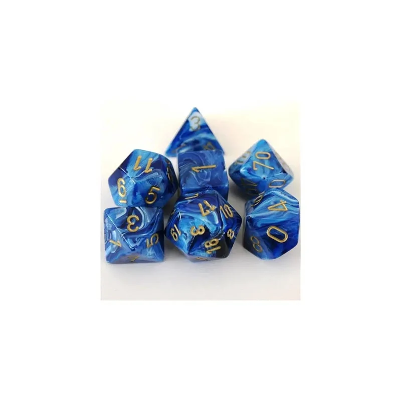Chessex Vortex Blue/Gold Set