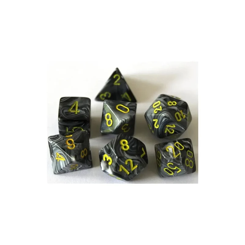 Chessex Vortex Black/Yellow Set