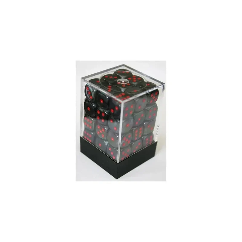 Chessex Velvet Black/Red W6 12mm Set