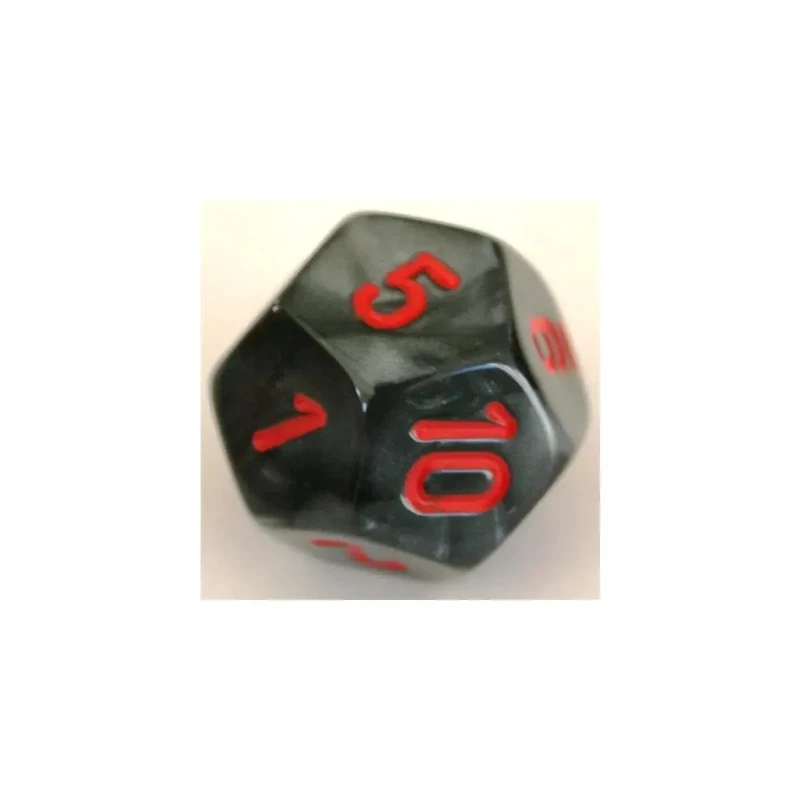 Chessex Velvet Black/Red W12