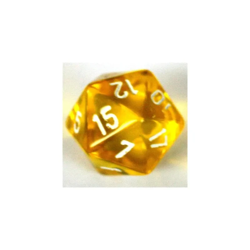 Chessex Translucent Yellow W20