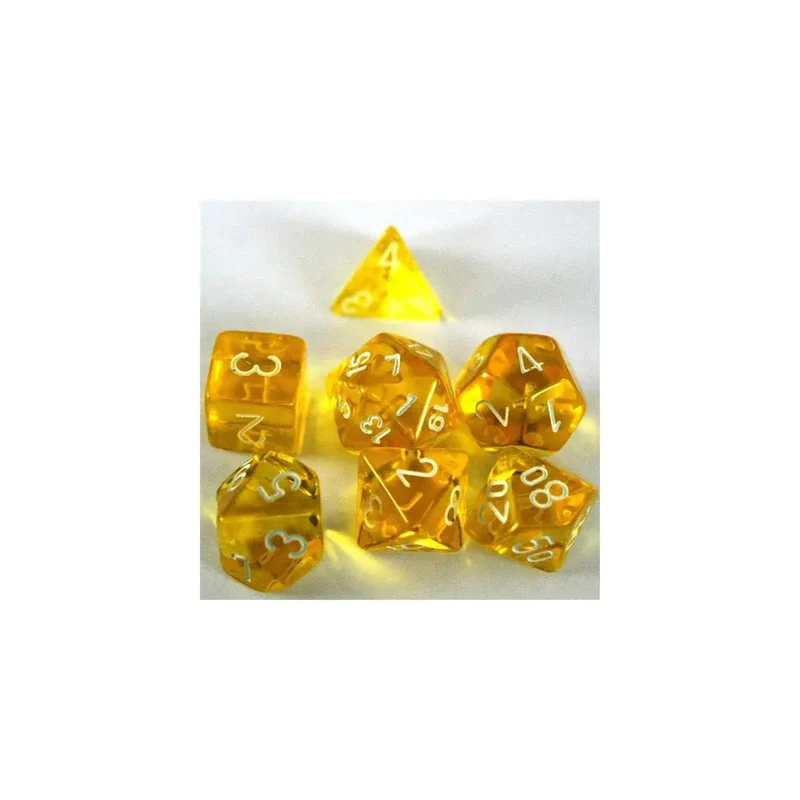 Chessex Translucent Yellow Set