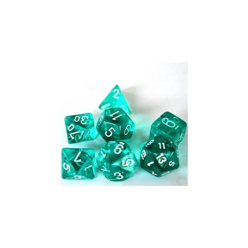 Chessex Translucent Teal Set