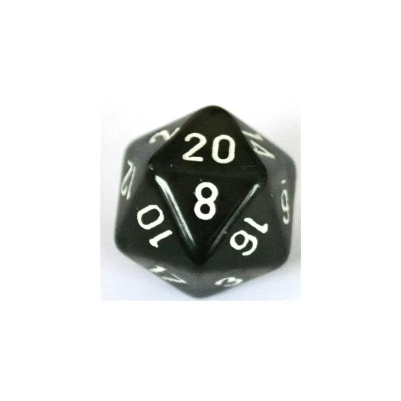 Chessex Translucent Smoke/White W20