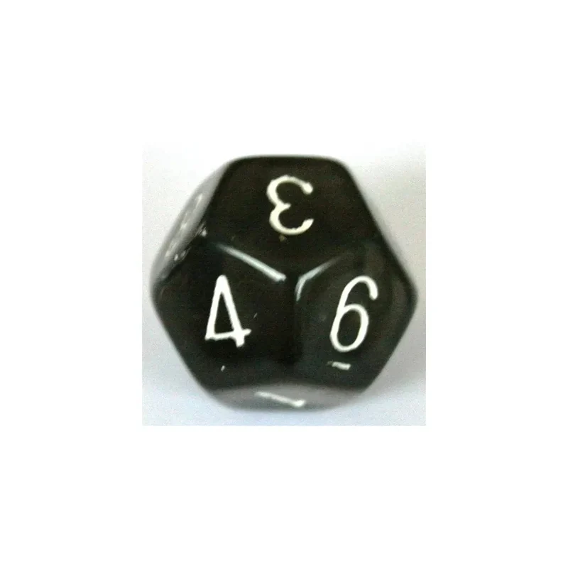 Chessex Translucent Smoke/White W12
