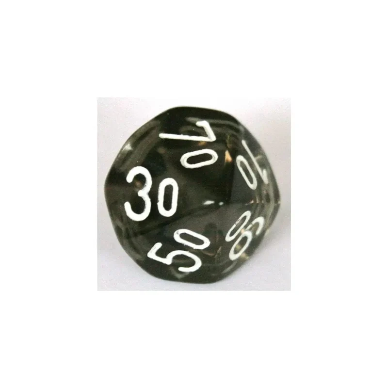 Chessex Translucent Smoke/White W10-0