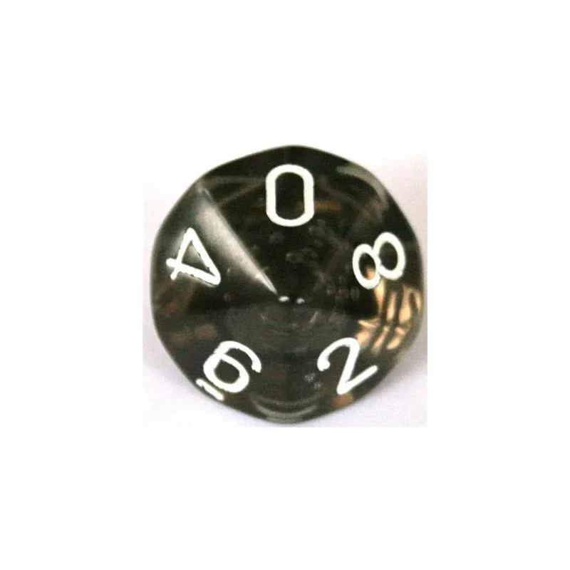 Chessex Translucent Smoke/White W10