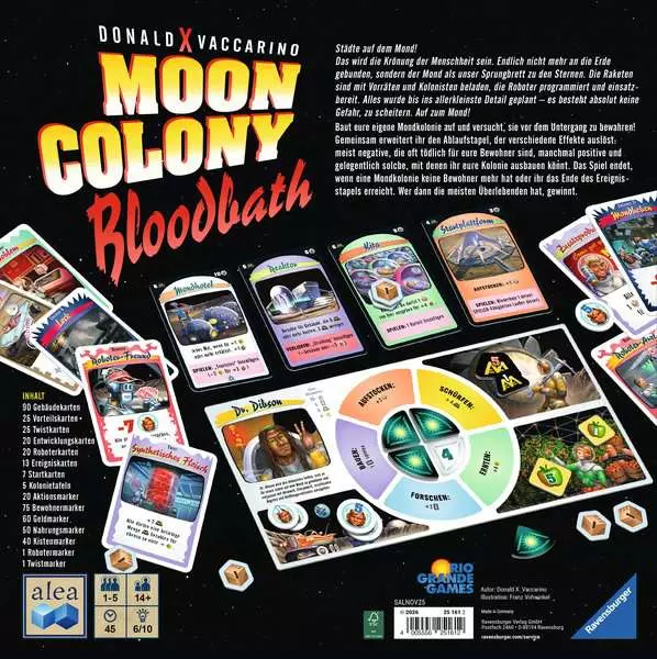 Moon Colony Bloodbath - Das etwas andere Engine-Builder Spiel