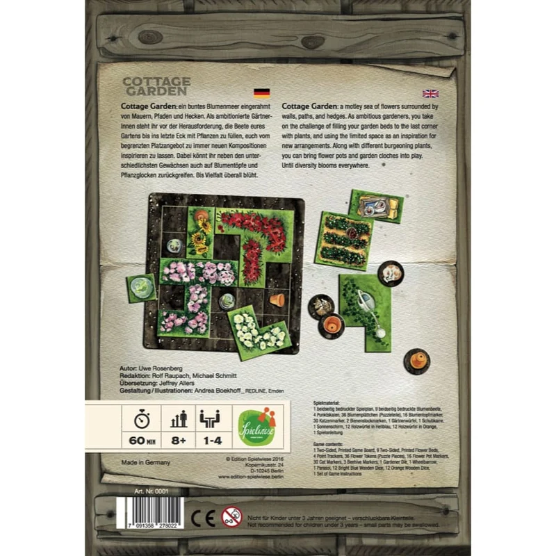 Cottage Garden - Liebevolles Legespiel