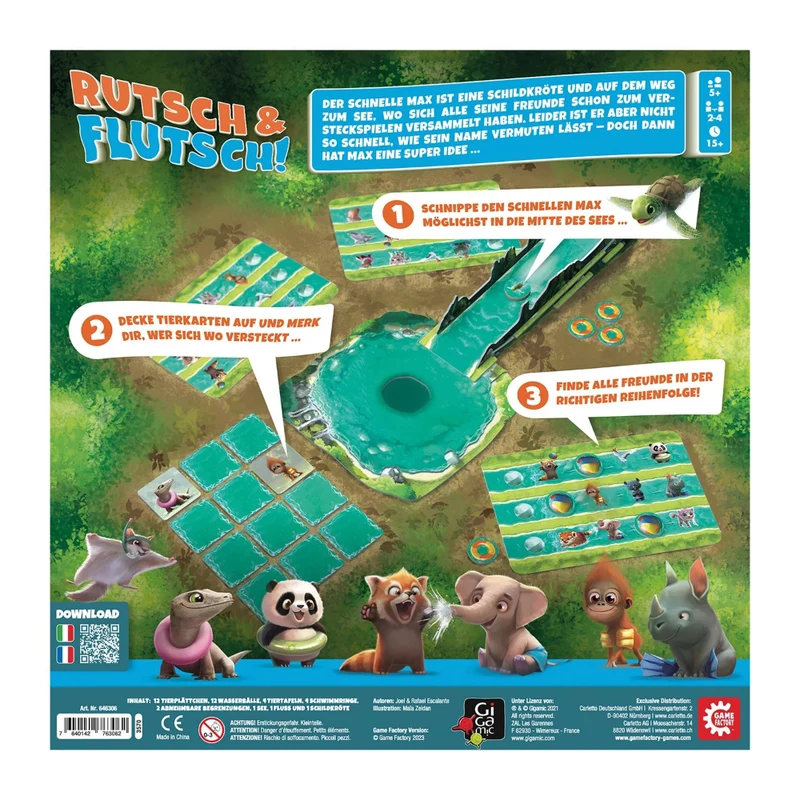 Rutsch & Flutsch - Actionreiches Memo-Spiel für Kindergartenkinder