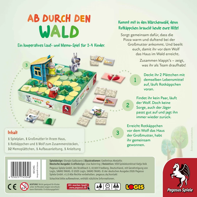 Ab durch den Wald, deutsch