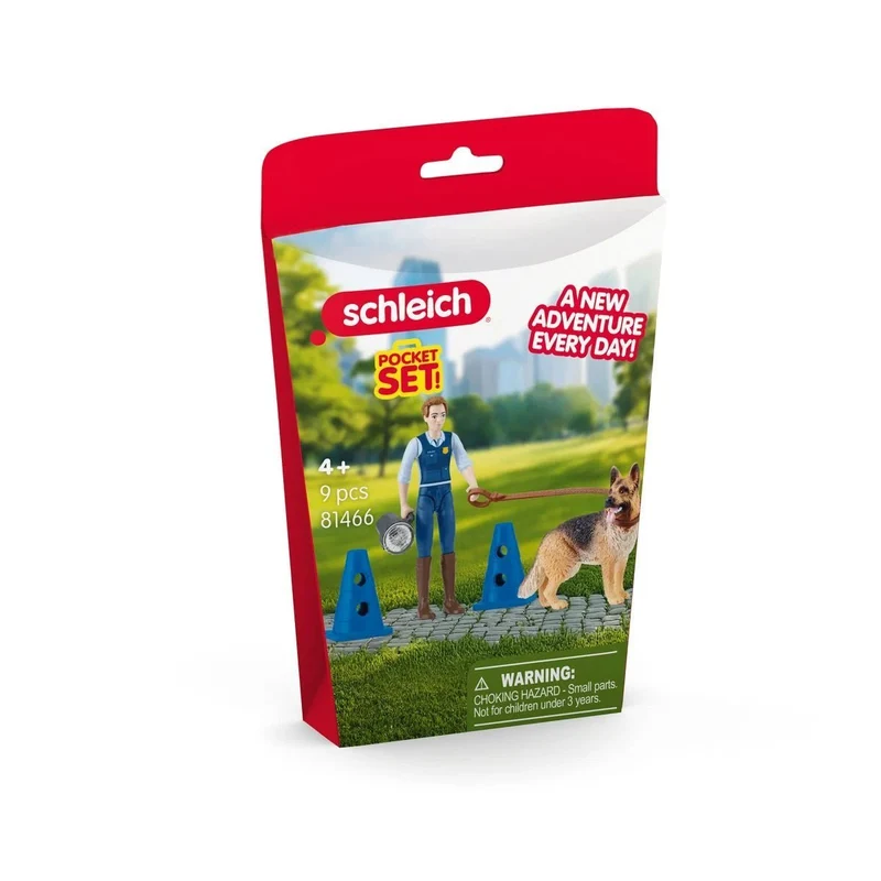 Polizeieinsatz – Schleich Spielset mit Polizist und Schäferhund