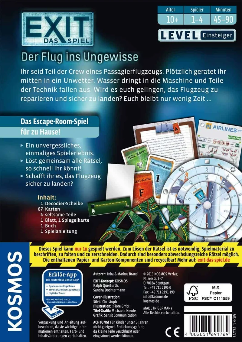 EXIT® - Das Spiel: Der Flug ins Ungewisse