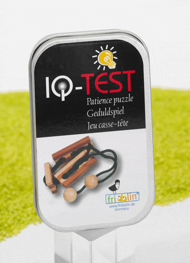 Geschicklichkeitsspiel - IQ-Test Bambus Schnur-Puzzle