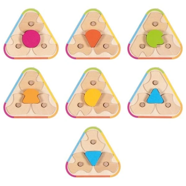 Finde die Form – Holz-Legespiel