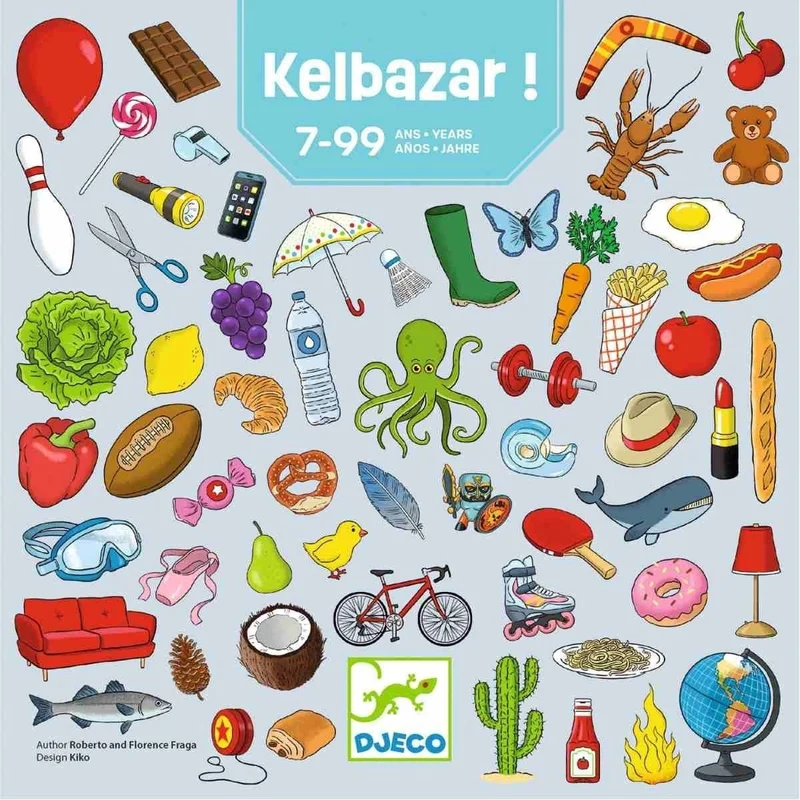 Djeco KelBazar – kreatives Holzformen-Ratespiel