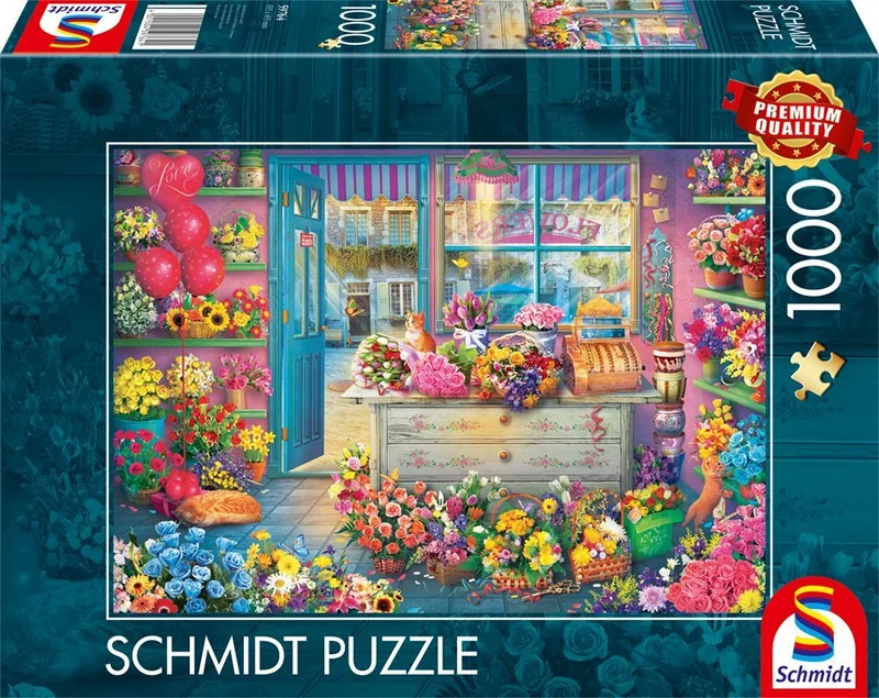 Bunter Blumenladen – 1.000 Teile Premium-Puzzle