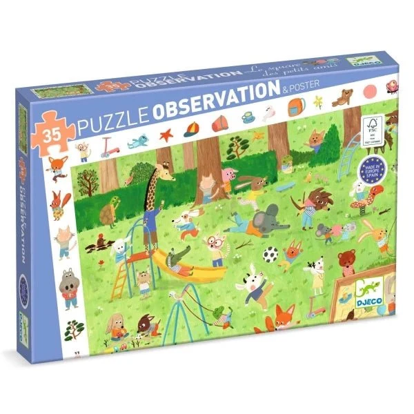 Wimmelpuzzle Spielplatz 35 Teile – Djeco