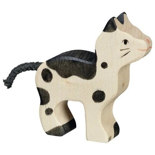 Holztiger Katze klein – Holzfigur