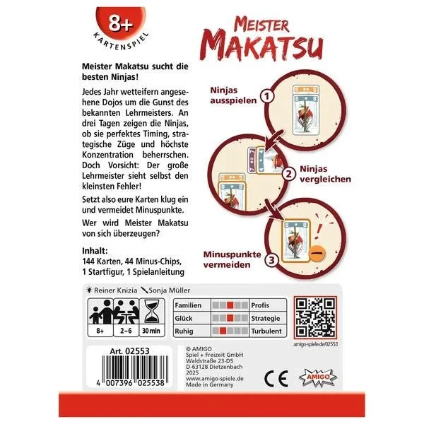 Meister Makatsu – Ninja-Kartenspiel