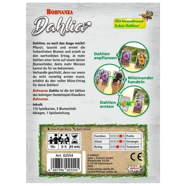 Bohnanza – Dahlia Edition von AMIGO – Handelsspiel