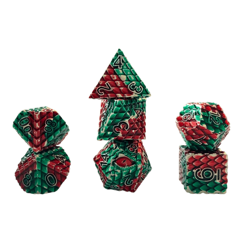 Dragon Scale Rot/Grün Set