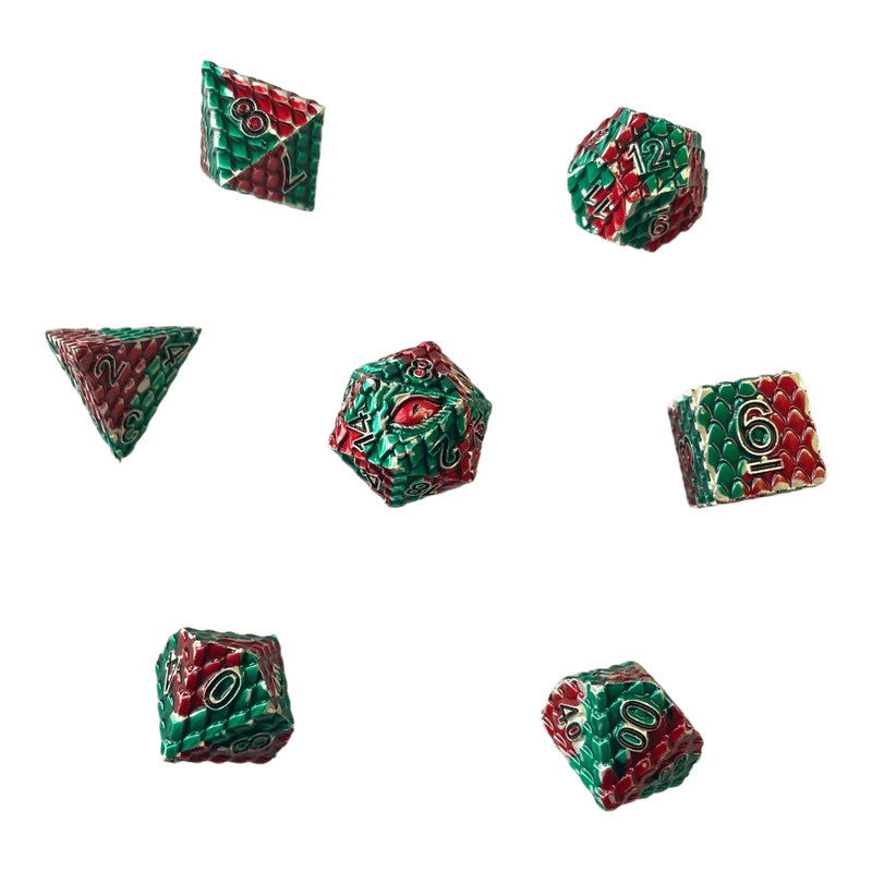 Dragon Scale Rot/Grün Set