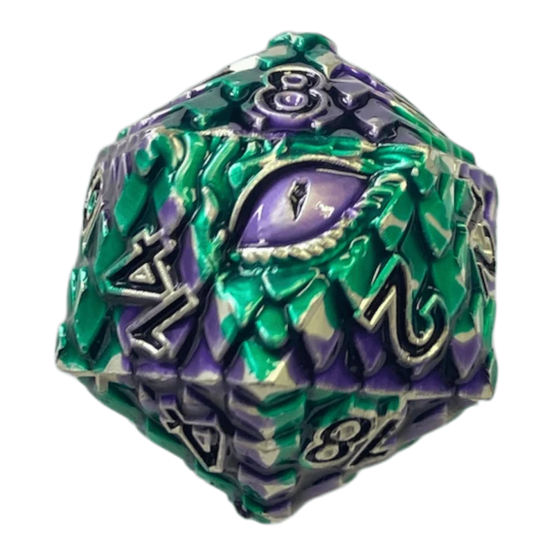 Dragon Scale Grün/Lila W20