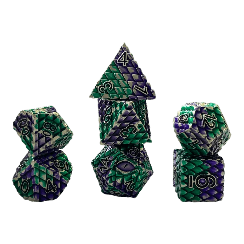 Dragon Scale Grün/Lila Set