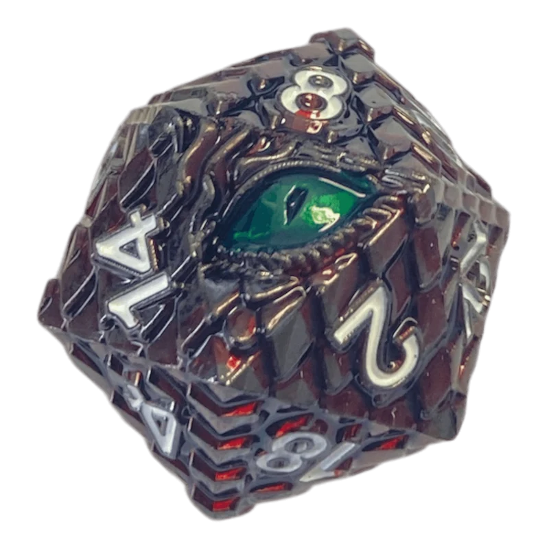 Dragon Scale Dunkelrot W20