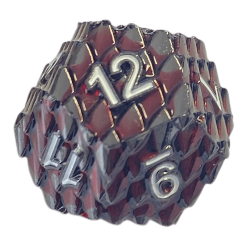 Dragon Scale Dunkelrot W12