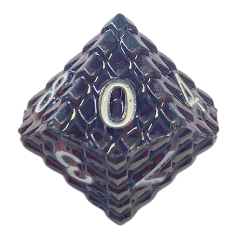 Dragon Scale Dunkelrot W10
