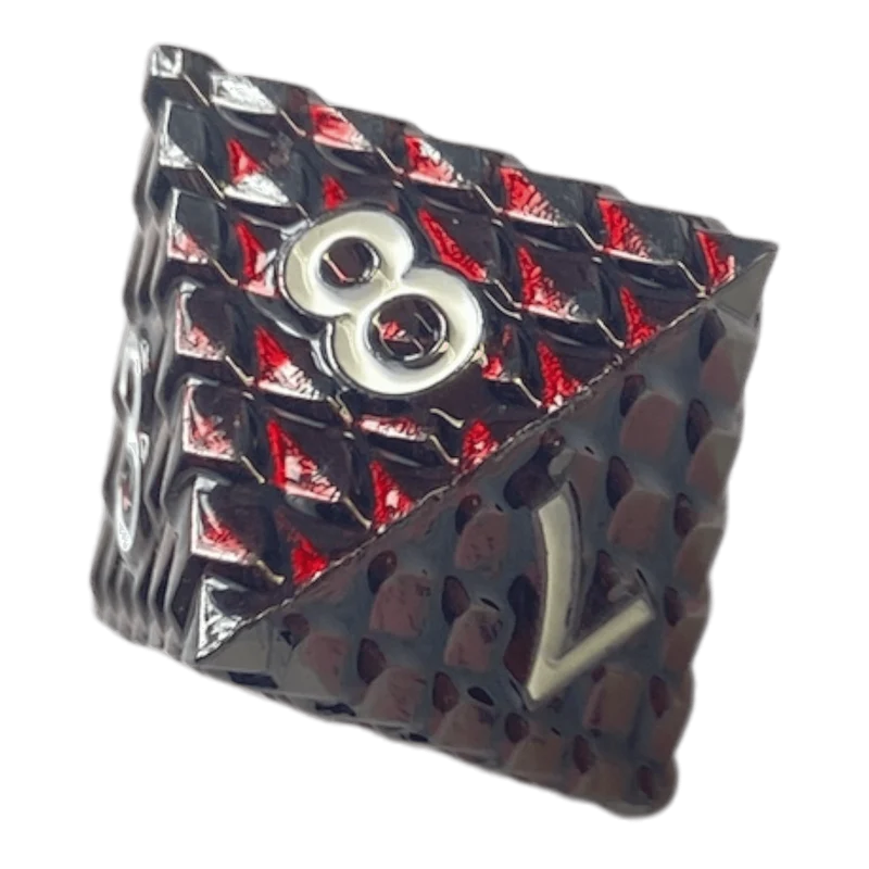 Dragon Scale Dunkelrot W8